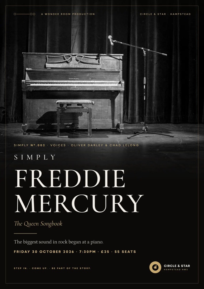 SIMPLY · Freddie Mercury poster