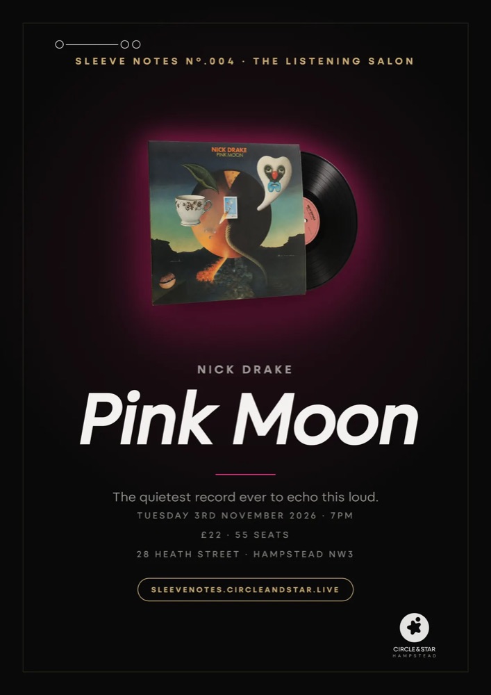 Sleeve Notes · Pink Moon poster